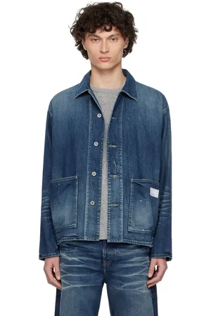 NEIGHBORHOOD Blue Washed LW Coverall Denim Jacket