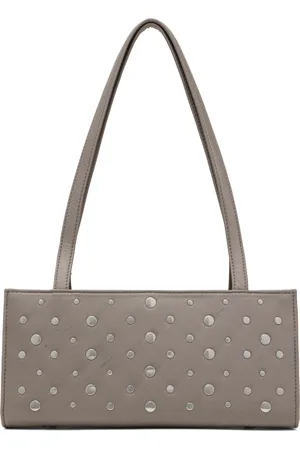 Conner Ives Gray Bias Baguette Bag