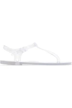 CHRISTOPHER ESBER Transparent Billi T-Bar Flat Sandals