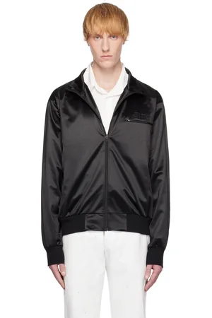 Maison Margiela Black Embroidered Track Jacket