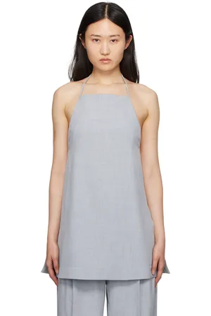 C&m Camilla And Marc Gray Harper Tank Top
