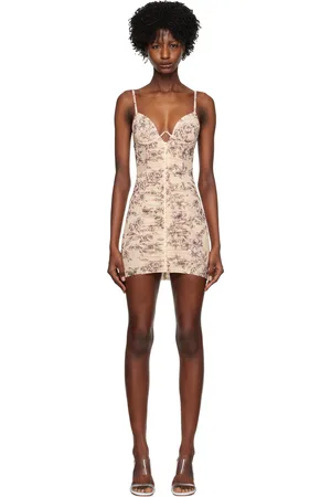 Bec & Bridge Beige Nova Minidress