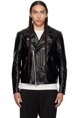 OUR LEGACY Black Hellraiser Leather Jacket