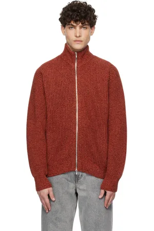 YLÈVE Orange Wool & Cashmere Sweater