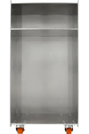 Frama Silver Rivet Cart Side Table