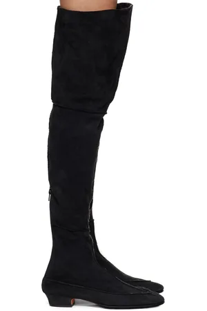 The Row Black Awar 25 Cuissarde Tall Boots