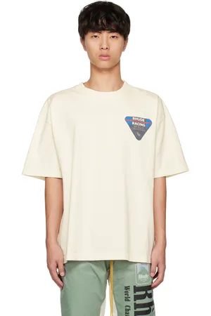 Rhude White Race Patch T-Shirt