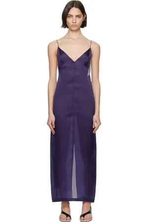 Khaite Purple Tulula Maxi Dress