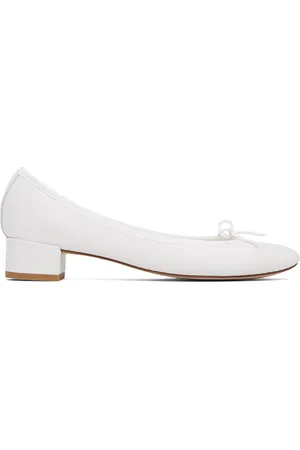 Repetto White Camille Ballet Heels