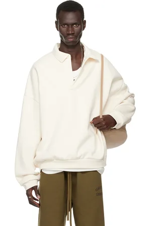 FEAR OF GOD Off-White Single-Button Polo