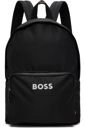 HUGO BOSS Black Contrast Logo Signature Backpack