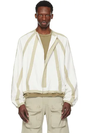 Tondolo White & Taupe Saccharinum Cardigan
