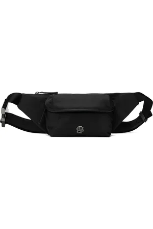 HUGO BOSS Black Double B Monogram Belt Bag