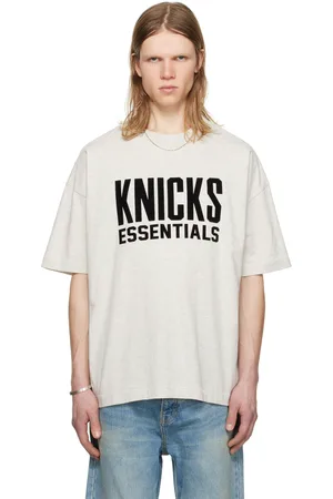 FEAR OF GOD Gray NBA Knicks Short Sleeve T-shirt