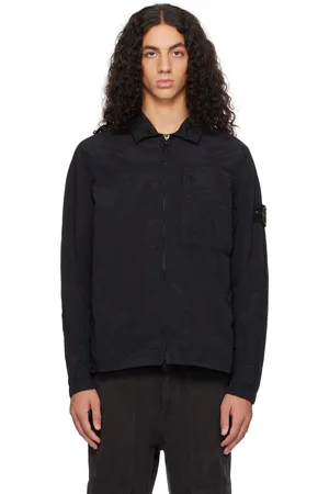 Stone Island Black 11819 Nylon Metal ECONYL Overshirt