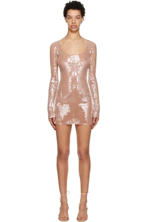 Alexander Wang Pink Scoop Neck Minidress