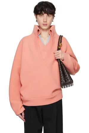 Bottega Veneta Pink Compact Wool Sweater