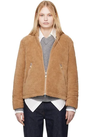 Moncler Tan Polignac Teddy Down Jacket