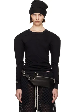 Rick Owens Black Champion Edition Girdered Harness Sweatshirt