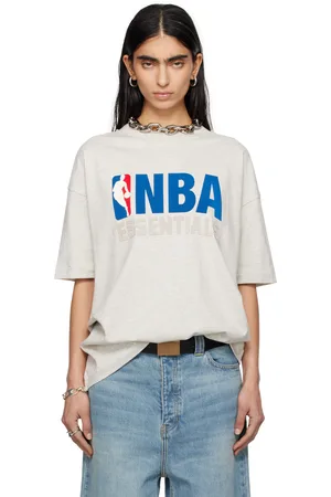 FEAR OF GOD Gray NBA Short Sleeve T-shirt