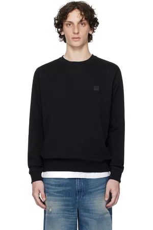 HUGO BOSS Black Regular-Fit Logo Patch Sweatshirt
