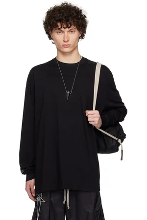 Rick Owens Black Champion Edition Girdered T-shirt