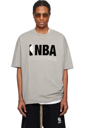 FEAR OF GOD Gray NBA Short Sleeve T-shirt