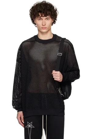 Rick Owens Black Champion Edition Jumbo Sweatshirt