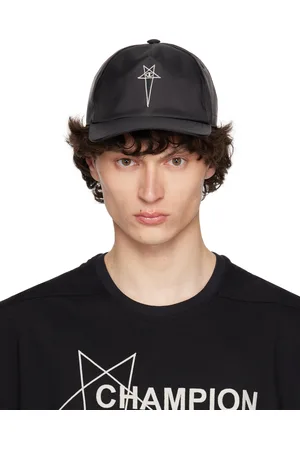 Rick Owens Black Champion Edition Baseball Cap