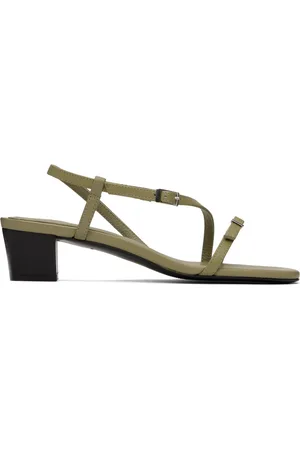 Paloma Wool Green Mara Heeled Sandals