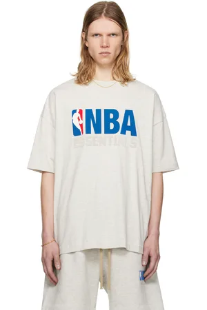 FEAR OF GOD Gray NBA Short Sleeve T-shirt