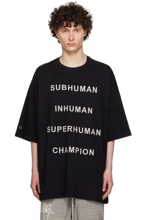 Rick Owens Black Champion Edition Tommy T-shirt