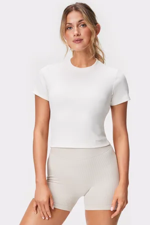 Stronger Ribbed Crop T-shirt