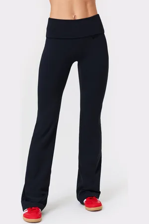 Stronger Soft Fold Over Flared Leggings