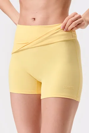 Stronger Soft Fold Over Mini Shorts