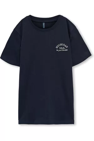 ONLY Drenge Kortærmede - Drenge Kobmartin T-shirts Mørk Marineblå