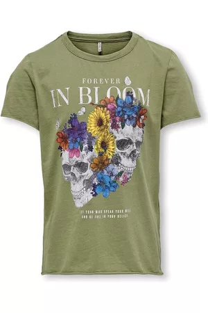 ONLY Piger Piger Lulu Twin Skull Overdele Lys Khaki