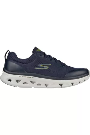 Skechers Mænd Træningssko - Herre Gorun Glide-Step Flex Løbesko Marineblå