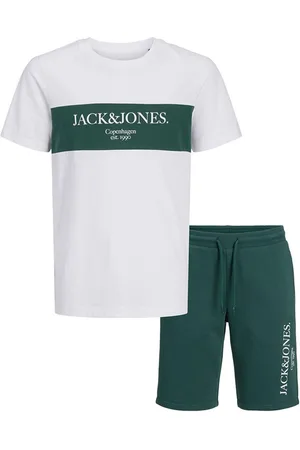 JACK & JONES JACK & JONES Drenge Chester T-shirt og Shorts Sæt Trekking