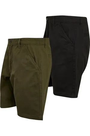 Brave Soul Herre Hansen To-pak Chino Shorts Sort/Khaki