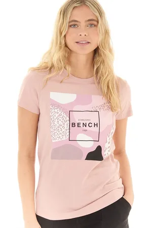 Bench Dame Tuiren T-shirt Licht Stoflig Roze