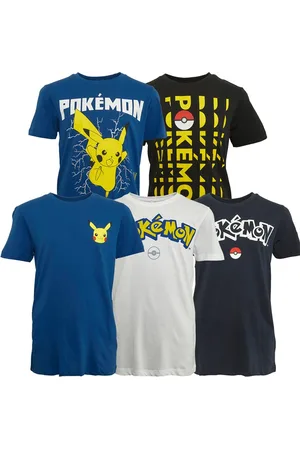Pokemon Børns Remi Fem-pak T-shirts Multi