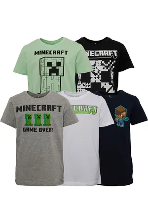 Minecraft Børne T-Shirts Ruddi 5-pak Multi 5