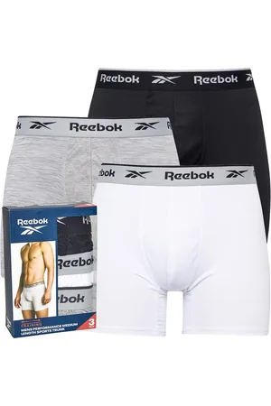 Reebok Herre Ainslie Performance Tre Pak Medium Trunks Sort/Grå Melange/Hvid