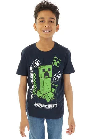 Minecraft Børne Rue T-shirt Mørk Safir