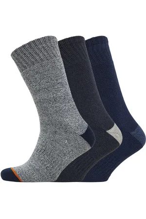 Weatherproof Herre Termiske Strømper i 3-pak Navy/ /Grå Navy