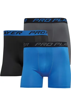 Pro Player Herre Performance 3-pak Boxers Sort/Blå/Grå