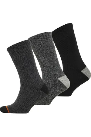Weatherproof Herre Termiske Strømper med Besætning, 3-pak /Sort