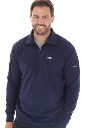 Trespass Herre Masonville 1/2 lynlås Micro Fleece