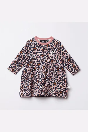 Hummel Baby Piger Hmlmarie Allover Print Kjole Bleg Mauve